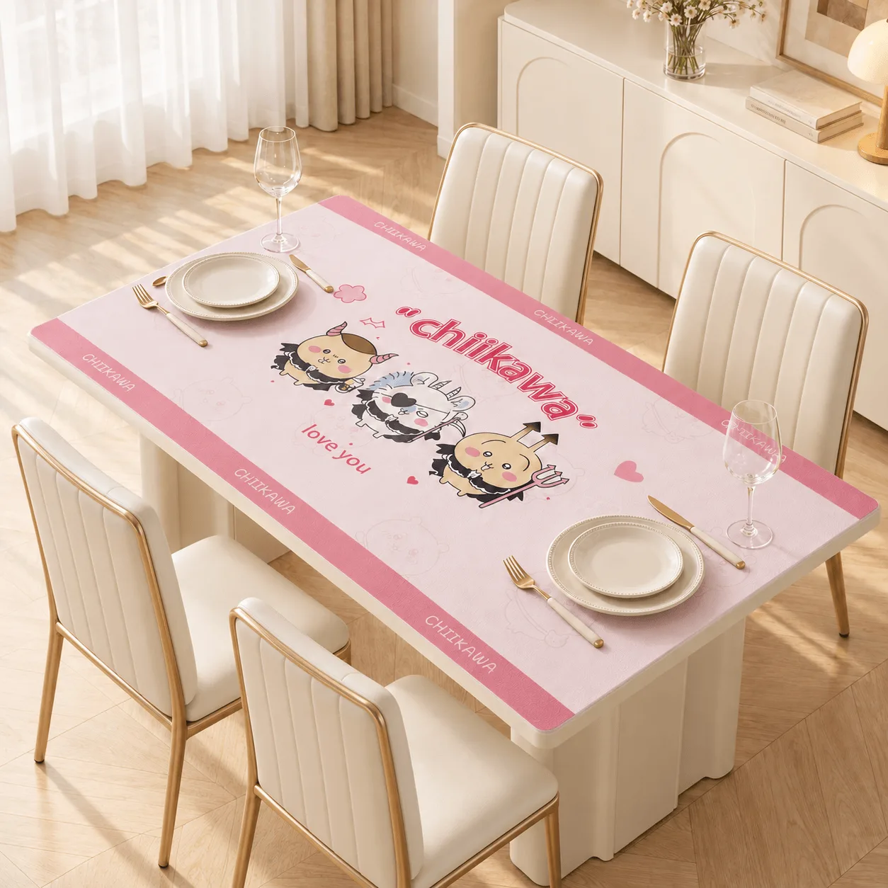 Cream dining room