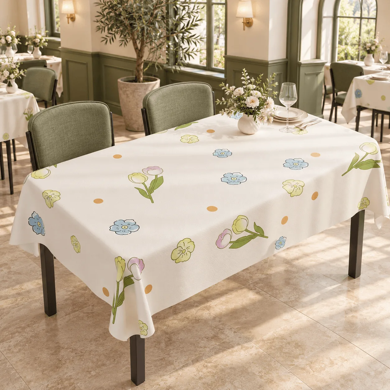 Olive courtyard